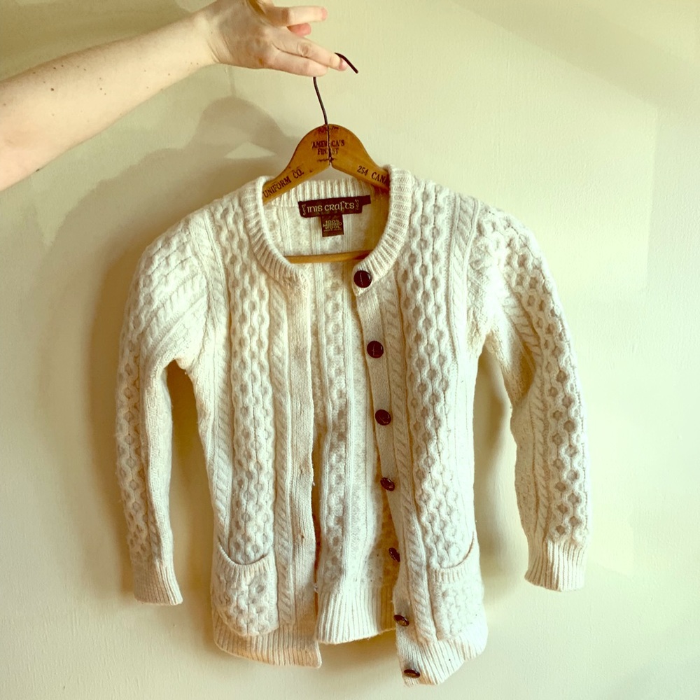 Irish knit sweater, like Babaa